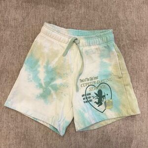 Boys Lie Tie-Dye Shorts in Blue and Green
